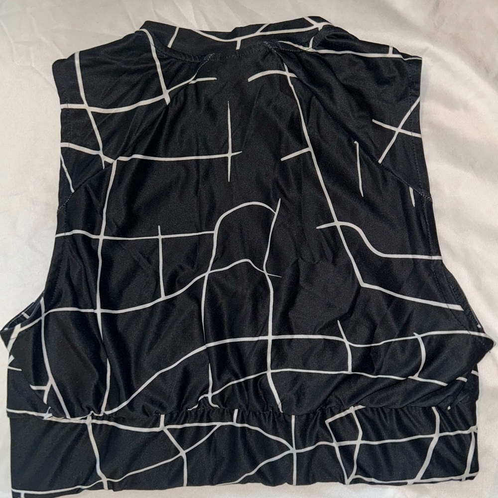 Puma EVO Crop Zip Up Tank Top